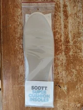 NEW SCOTT MENS SIZE 14 WIDE SUPER CUSHION INSOLES