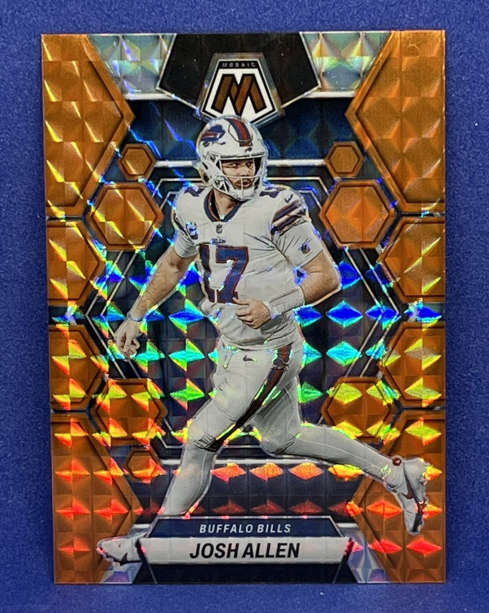 2023 Panini Mosaic Josh Allen Orange Mosaic Prizm #8/199 SP