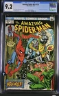 AMAZING SPIDER-MAN #124: CGC 9.2 WHITE PAGES: 1ST MAN-WOLF: MARVEL 1973
