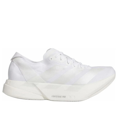 adidas Adizero Adios Pro 4 White Unisex Running Shoes JR6366 Sz 8.5(M), 9.5(W)