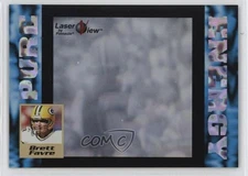 1996 Pinnacle Laser View Pure Energy Brett Favre #34 HOF