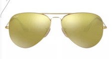 Ray Ban Aviator matte gold / yellow flash mirror RB3025 112/93 58