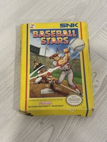 Baseball Stars (NES) Complete Box Manual Dust Sleeve SNK Rattles Untested
