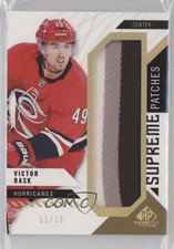 2018-19 Upper Deck SP Game Used Supreme 11/15 Victor Rask #PA-VR Patch 0c3