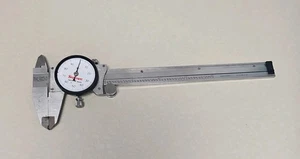 Starrett 120A-6 Dial Caliper, 0-6" Range, .001" Graduation