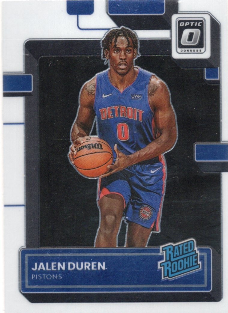 2022-23 Panini Donruss Optic - Rated Rookie Jalen Duren #227 (RC)