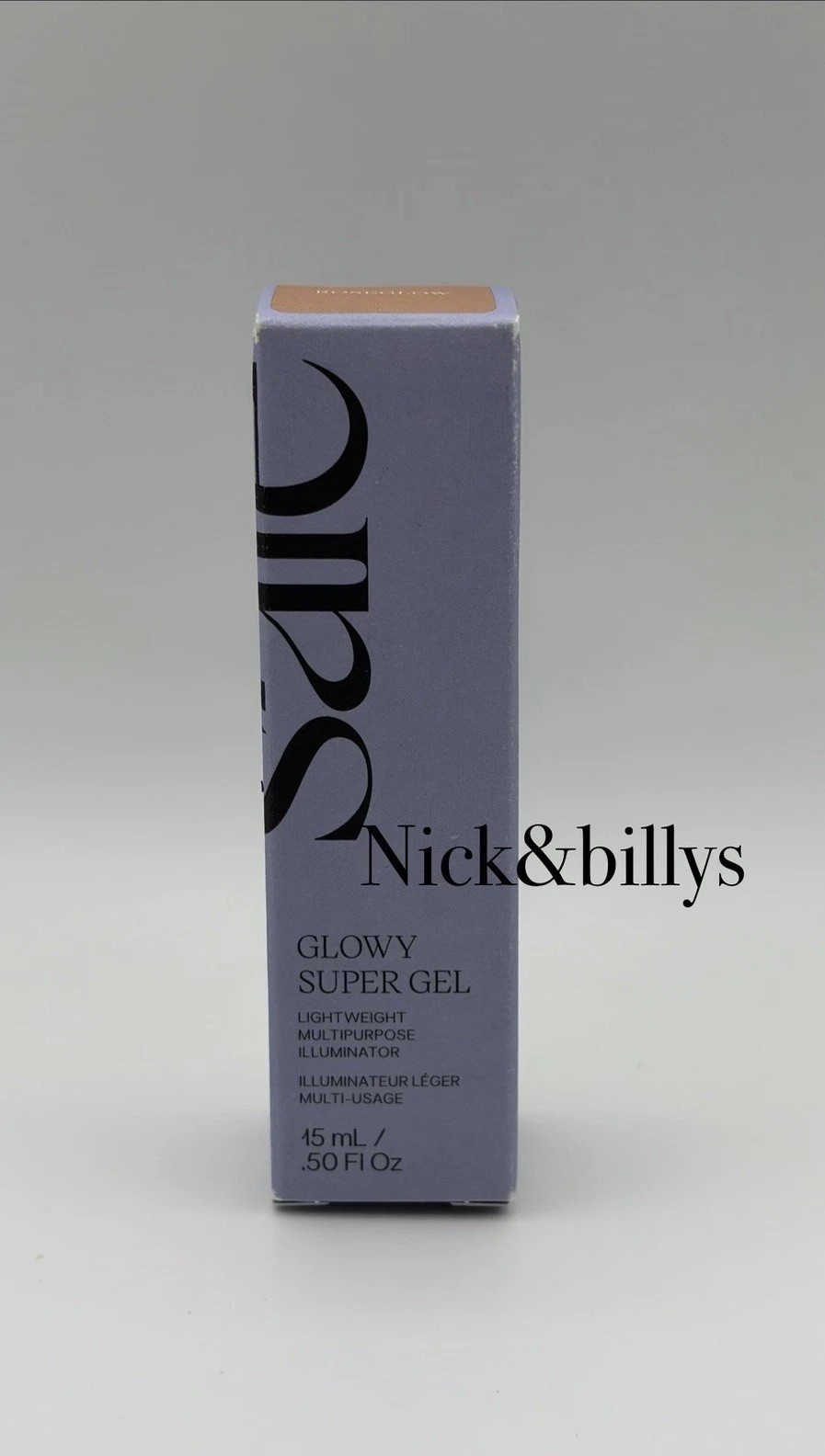 NEW SAIE Glowy Super Gel Lightweight Dewy Highlighter ROSEGLOW Travel 15ml/0.5oz