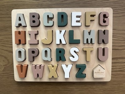 Hearth & Hand with Magnolia Toy Alphabet Peg Puzzle - 28pc - New in Box