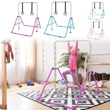 Folding gymnastics bar children stretching bar gymnastics bar gym equipment height adjustable