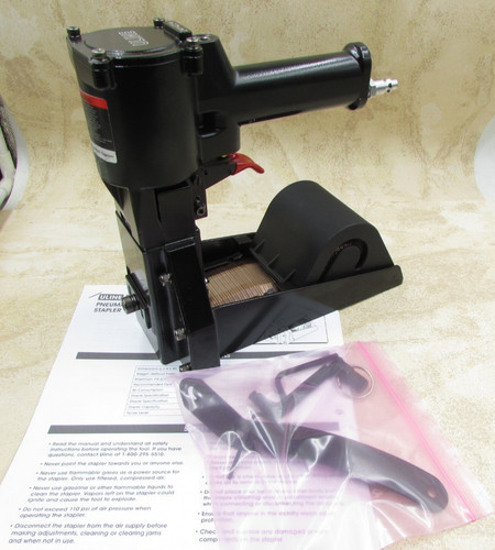 Uline H-1030 Pneumatic Roll Feed Stapler  5/8" Or 3/4" Carton Top Box Stapler