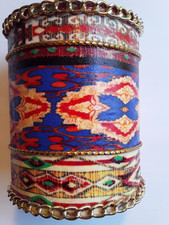 Southwestern Style Pen & Pencil Holder 4 1/4�...