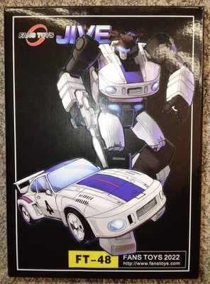 FANS TOYS TRANSFORMERS FT-48 JIVE JAZZ COMPLETE U.S. SELLER