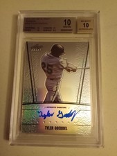 2011 Leaf Metal Tyler Goeddel #11/99 AUTOGRAPH #AU-TG2 Graded BGS 10 Pristine