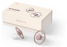Emulait Baby Pacifier (2 Pack): 0-6 Months - Rose