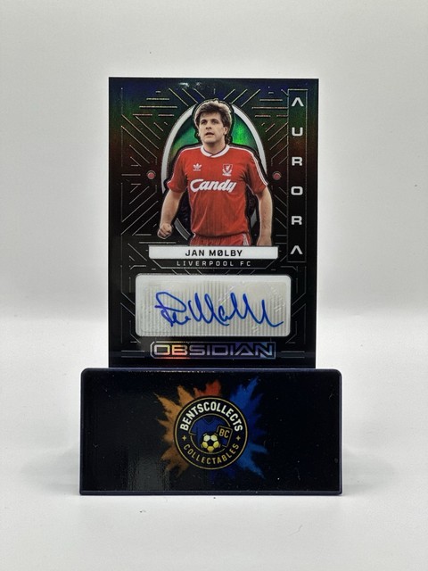 2022-23 Panini Obsidian Aurora Autographs Jan Molby Auto /199 Liverpool