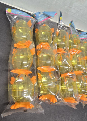 Easter Eggs Fillable Translucent Chick Chicken Shapes 3Pk Lot of 6