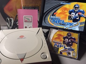 SEGA Dreamcast HKT-3020 NTSC-U OEM Tested Console Bundle Sonic Adventure VMU