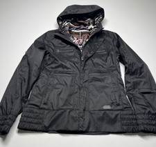 Burton Women  s Snowboard/Ski Dryride Jacket, Size XL Hooded Lined Black
