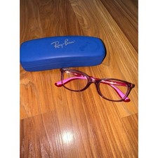 Ray-Ban Kids Eyeglasses Pink  Red Frames with Case - Children's Glasses
