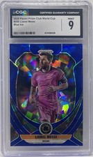 2025 Panini Prizm FIFA Club World Cup Lionel Messi #200 Blue Ice #/175 CGC 9 SP