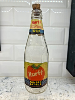 RARE ANTIQUE HURFF TOMATO CATSUP ORIGINAL LABEL SWEDESBORO N.J.