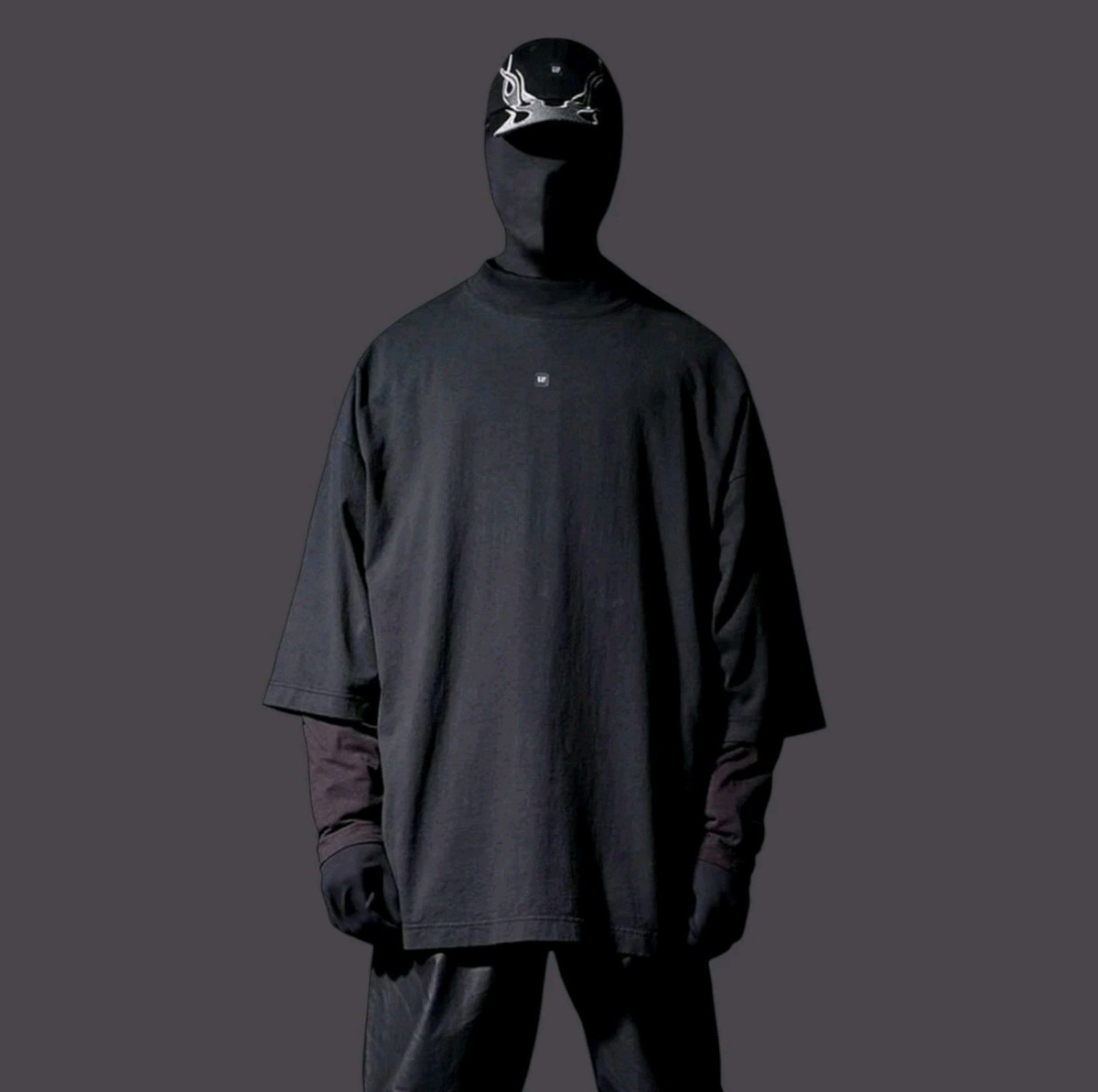 Yeezy Gap Engineered by Balenciaga XXL 黒 Yeezy Gap Engineered By Balenciaga Long Legging - Black XXL