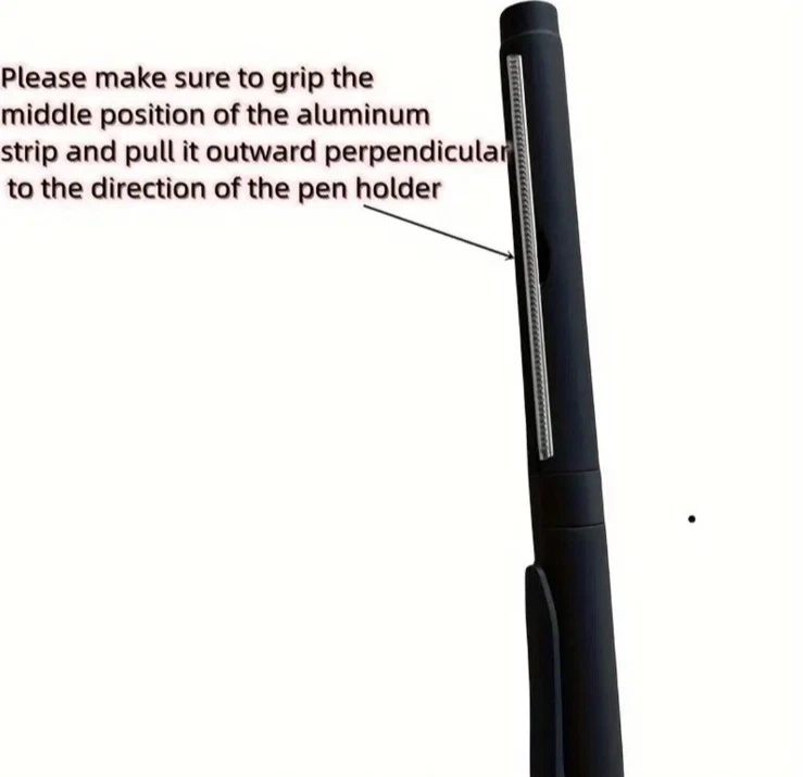 TOP Kugelschreiber Stift mit Spickzettel Schwarz Matt  Spicker Pen Cheatnotepen - Bild 3 von 4