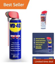 WD-40 Multi Use Lubricant Spray 250ml - Precision Smart Straw for DIY Mastery