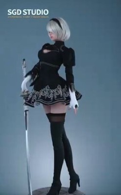 Limited to 199 SGD STUDIO 2B NieR: Automata 1/3 Silicone Figure