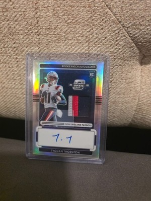 2022 Panini Contenders Optic - Rookie Patch Autographs Tyquan Thornton /75