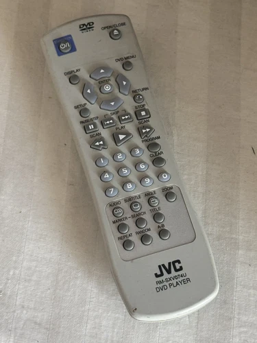 GENUINE JVC RM-SXV074U DVD PLAYER REMOTE - XV-N352S XV-N370B XV-N652S XV-N650B