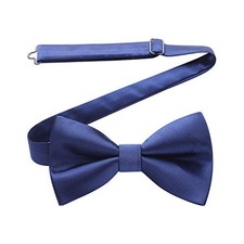 Bow Ties for Men Pretied Bowties Classic Formal Business Bow Tie A13-navy Blue