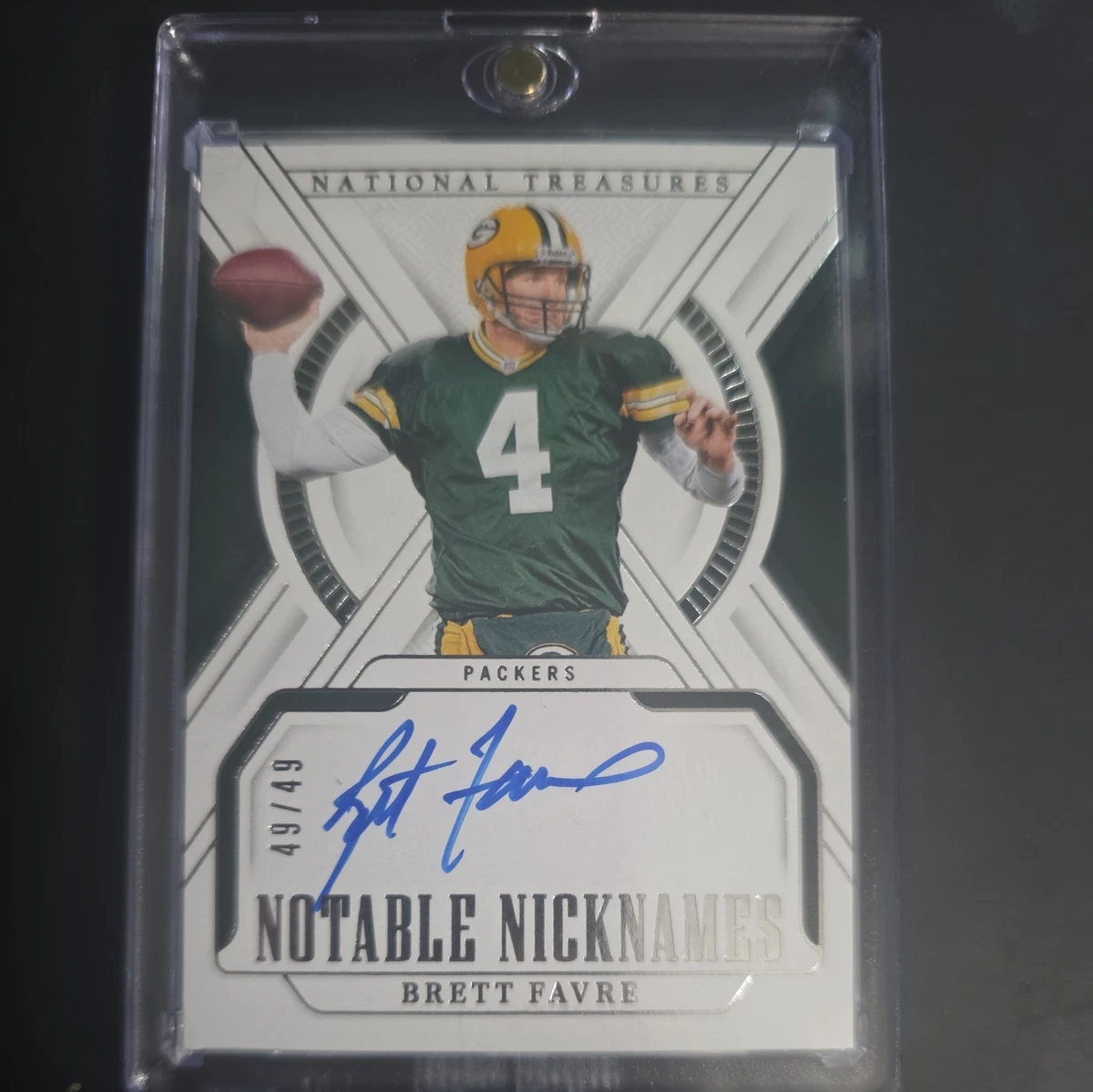 Brett Favre Football Serial Numbered Sports Trading Cards