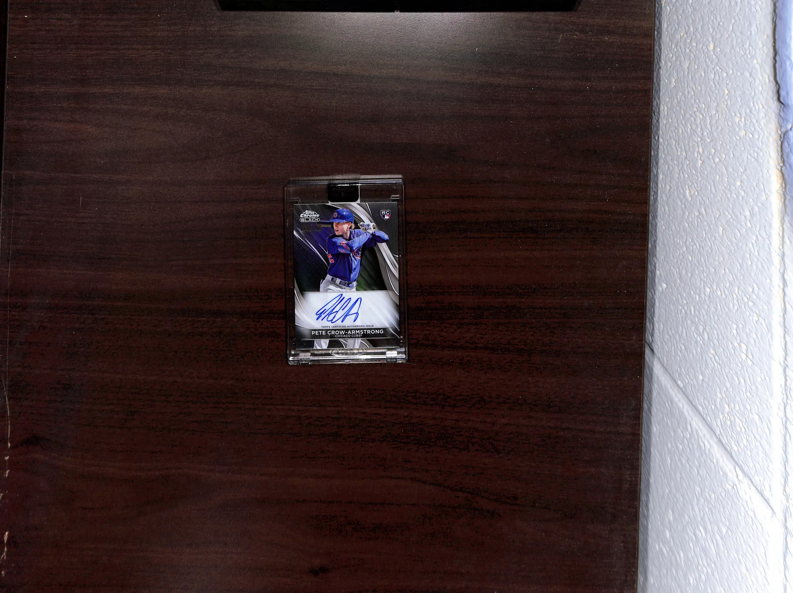 2024 Topps Chrome Black Pete Crow-Armstrong #CBA-PCA Refractor Auto /150