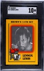 LENNOX LEWIS ~ 1997 Brownâs Boxingð¥SGC 10 Gem Mint- Pop 1
