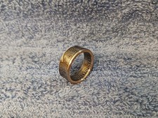 2003 Kennedy Half Dollars size 10  coin ring handmade mixed metals