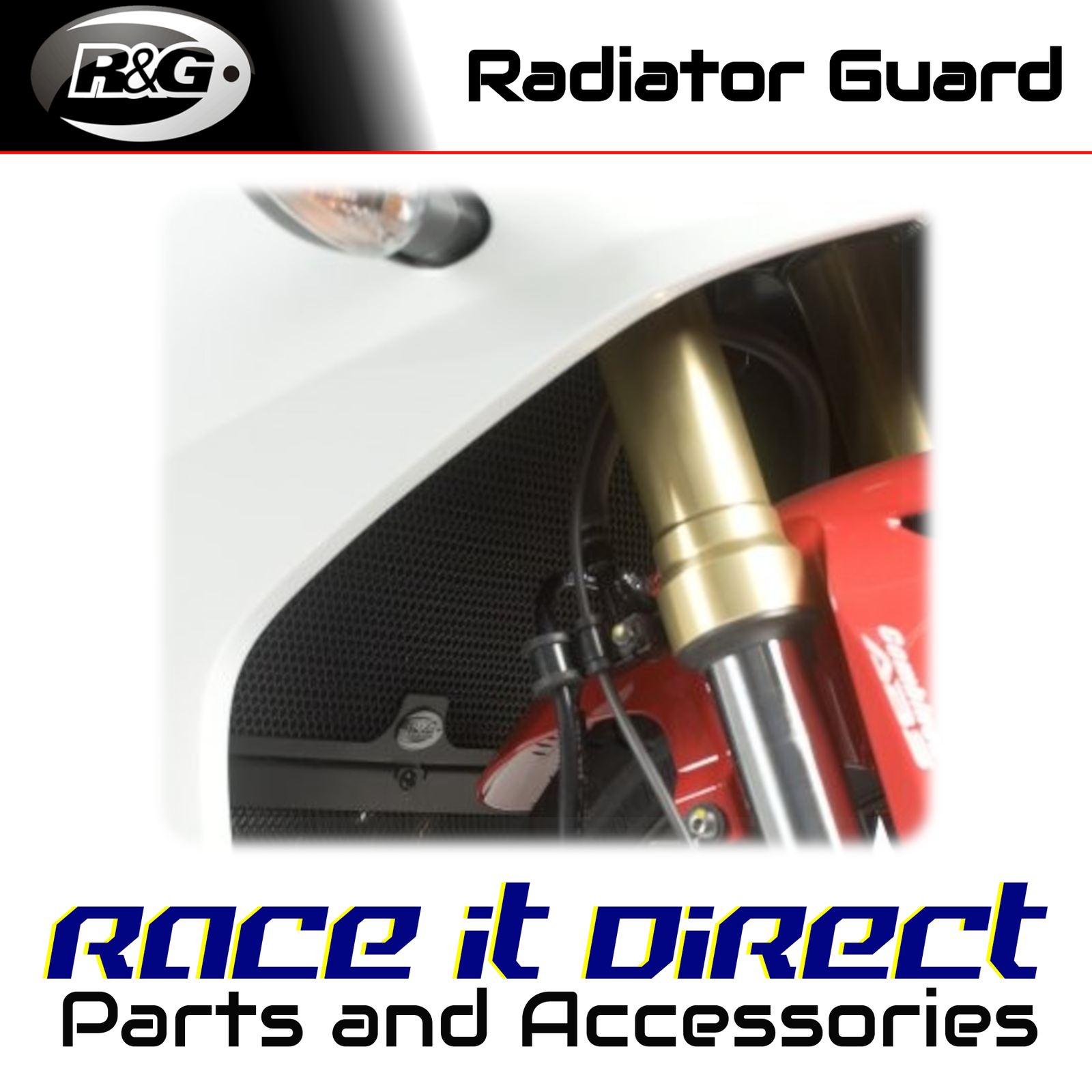 R&G - RAD0103BK - Radiator Guards (Aluminium)