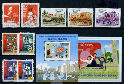 VIETNAM 2 Different Complete Sets & 2 Souvenir Sheets SS MNH (VNG02)