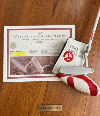 Scotty Cameron Newport 2 Timeless SSS Circle T Tour Putter 34 Zoll COA LA Golf