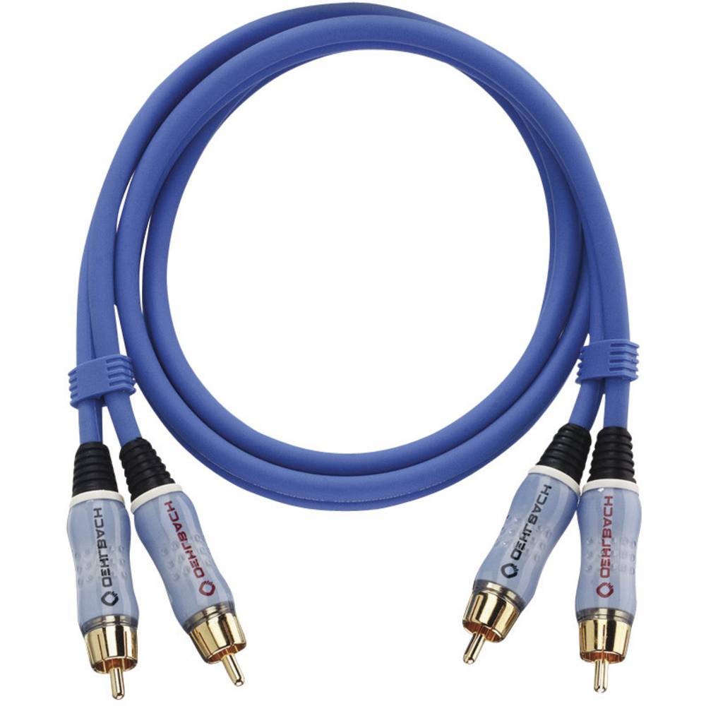 Cinch Audio Anschlusskabel 2x Cinch-Stecker - 2x Cinch-Stecker 200 m Blau 6790₽