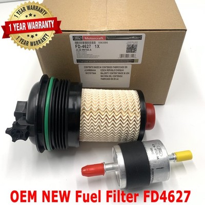 Genuine Premium Diesel Fuel Filter Set FD4627 Fit 2018-2020 Ford F-150 Brand New