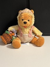 FREE SHIPPING Pooh Easter Egg chick basket Disneyland bean bag plush