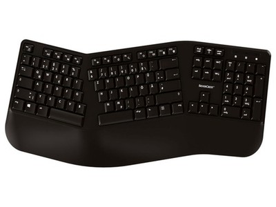 SilverCrest Funk Tastatur SPC KE500 A1 ergonomisch kabellos USB Dongle