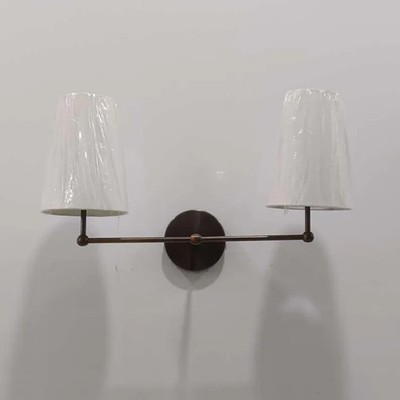 Fabric Wall Sconce Wall Light Fixture Classic Candle Style Sconce Victorian Home