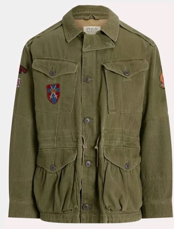 Polo Ralph Lauren Denim & Supply Patchwork Military Field
