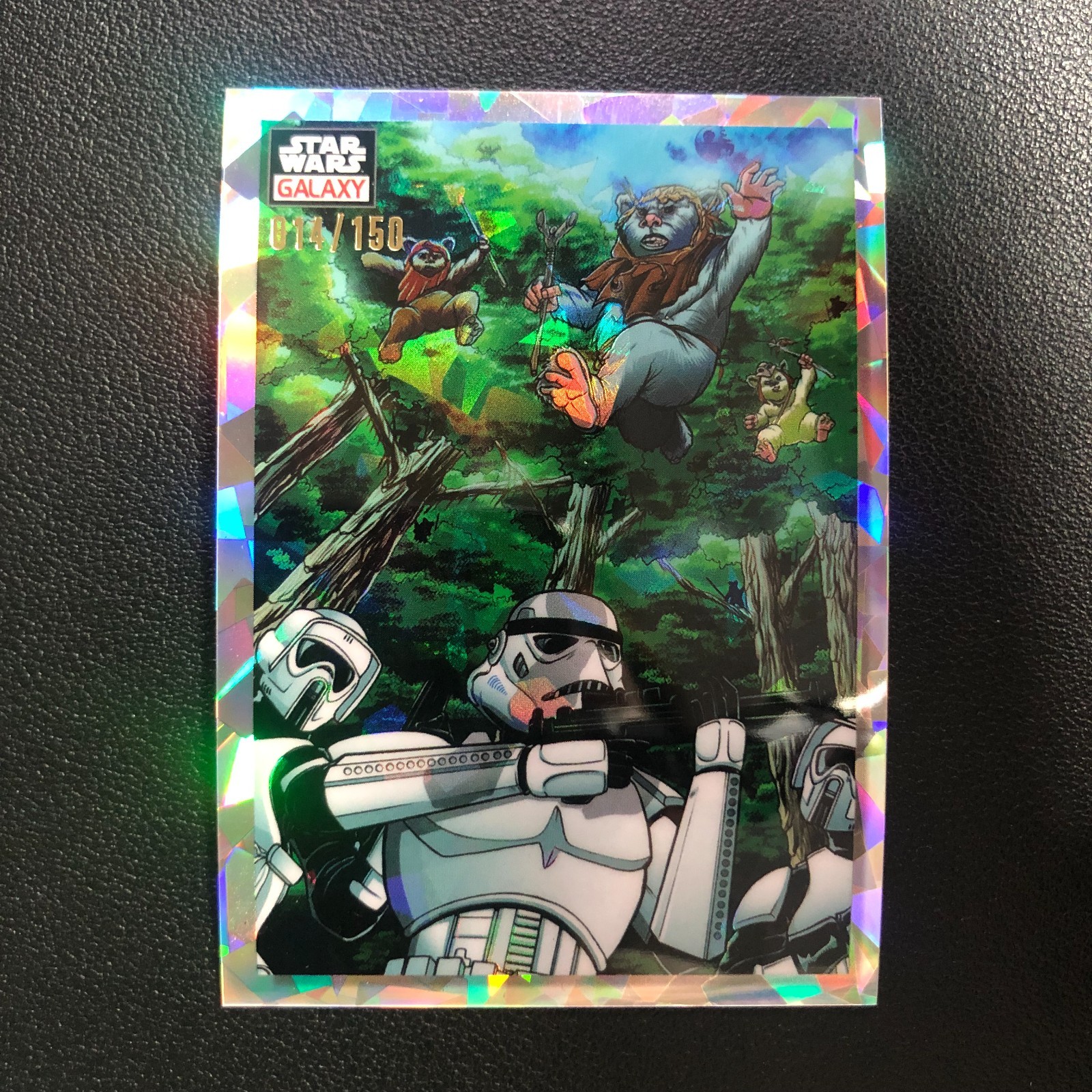 2023 Topps Chrome Star Wars Galaxy Ambush From Above Atomic Refractor /150