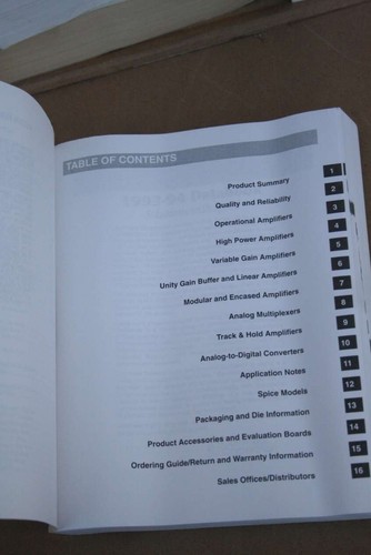 Comlinear Corporation  Solutions With Speed  1993- 1994 Catalog Datasheet Manual - Picture 3 of 5