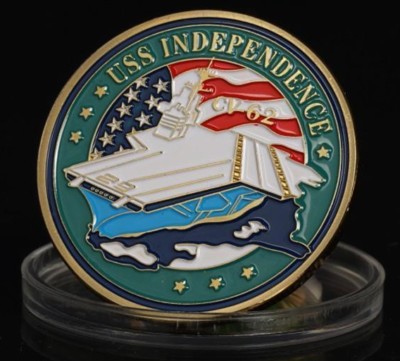 USA - Flugzeugträger - USS Theodore Roosevelt - MEDAILLE - VERGOLDET - SELTEN