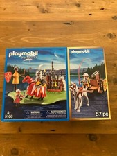 Playmobil 5168 40th Anniversary Knights Tournament Compact + Cannon Wagon 