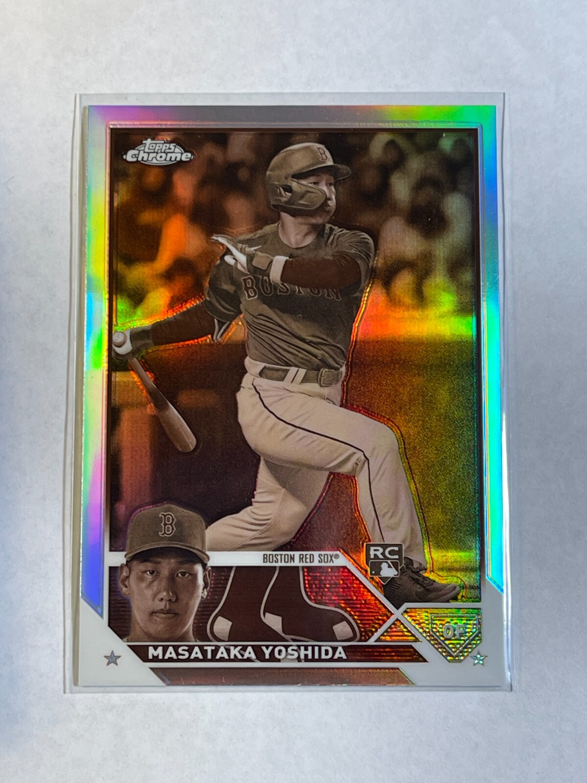 2023 Topps Chrome Sepia Refractor - #167 Masataka Yoshida (RC) Rookie Red Sox